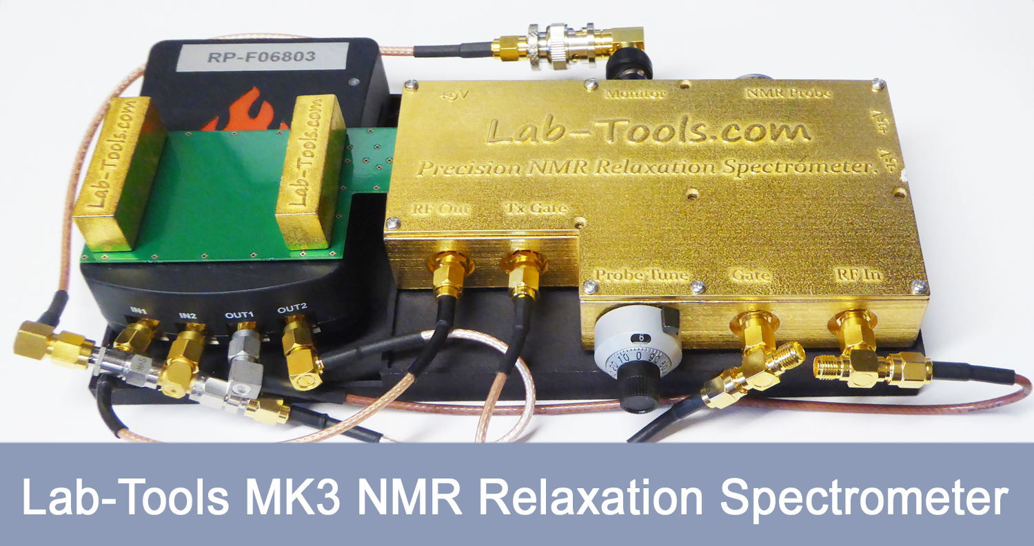 Earlier precision highly compact MK3 NMR Relaxation Spectrometer.